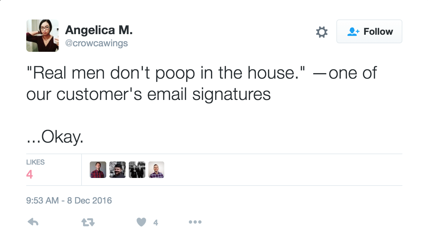 This Year's Funniest Tweets About Email Signatures - Terminus