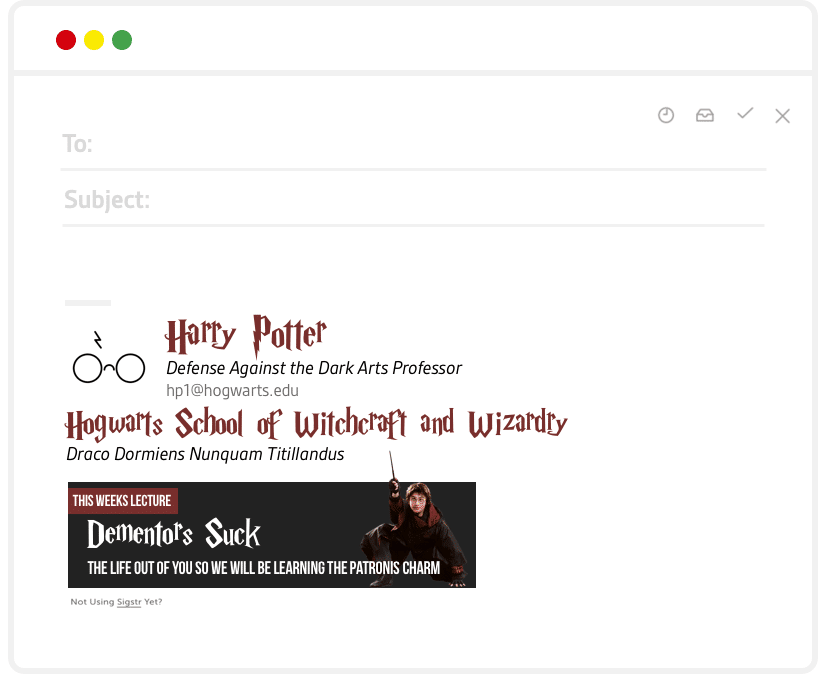 If Harry Potter Characters Had Email Signatures - Terminus