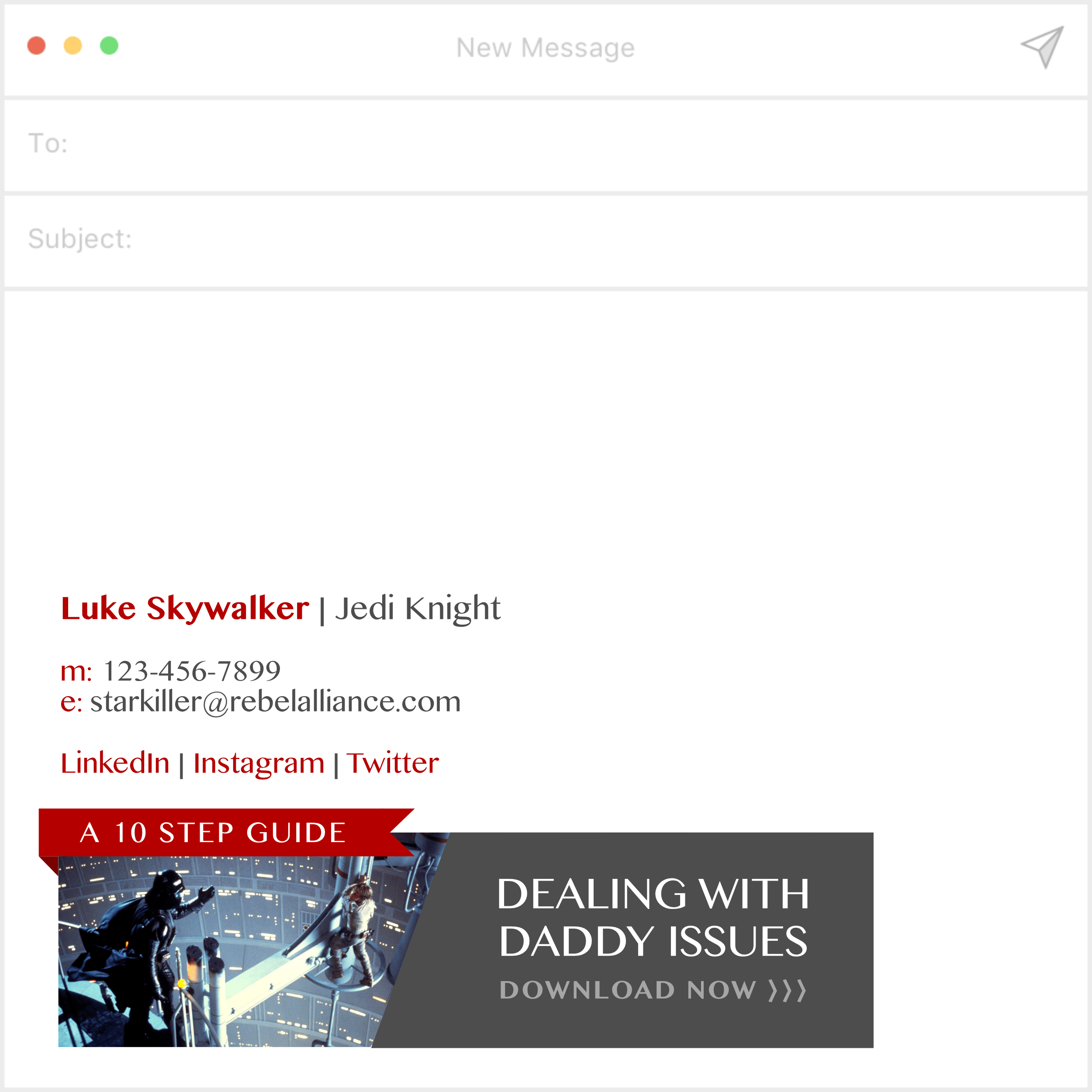 star wars email signatures